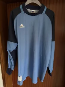 Oliver Kahn Goalkeeping Trikot adidas Gr. XL blau langarm Longsleeve Shirt - Bild 1 von 6