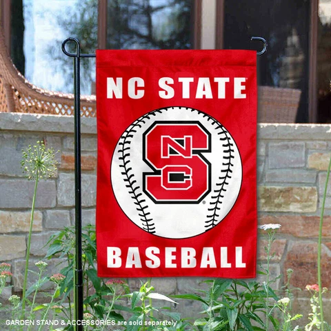 NC State Wolfpack Baseball Garden Flag Cover