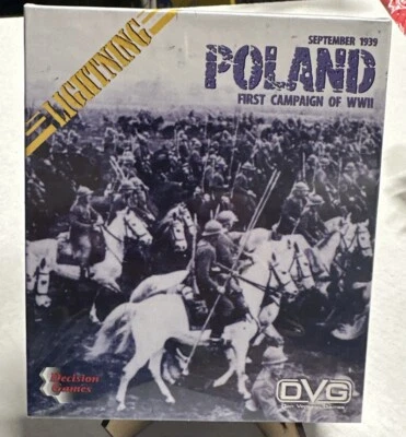Poland First Campaign Of WWII September 1939 New Sealed Decision Games - Image 1 of 2