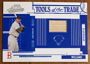 Ted WILLIAMS 2005 Playoff Absolute Tools of the Trade Bat Relic #TT-185 60/100