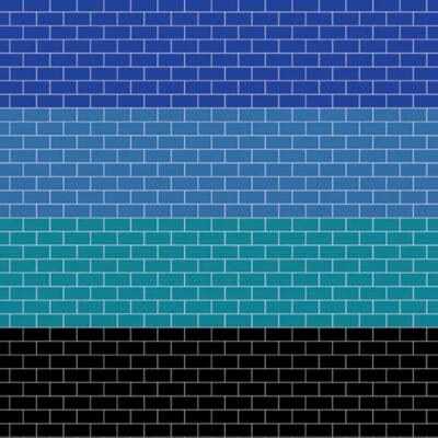 MINIATURE DOLLHOUSE 1:12 SCALE EMBOSSED COLORED SUBWAY TILE - DIY763C - Image 1 of 2