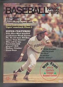 Cord Sportsfacts Baseball News 1972 Magazine Willie Stargell - Bild 1 von 1