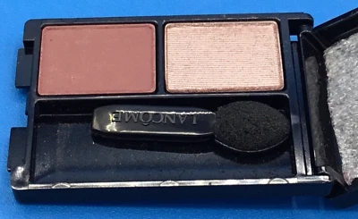 LANCOME Maquiriche CremePowder EyeColour Shadow Duo PLATINUM SUNBERRY .05 oz NEW - Image 1 of 4