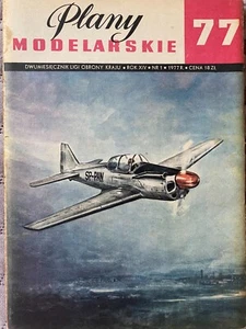 Modellbaupläne Baupläne LOK Plany Modelarskie 77 PZL M-4 Tarpan - Bild 1 von 9