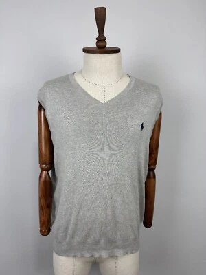 Suéter Polo Ralph Lauren Verde Elegancia Tejido Para Hombre Clásico Sin Mangas Talla L Foto 1 de 4