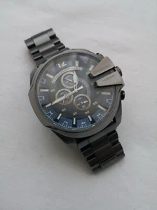 DIESEL Herren Uhr DZ4329 Mega Chief, Edelstahl, 10 Bar, Quarz, RAR, TOP - Bild 1 von 11