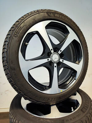 4 Winterreifen 225 45 R18 Mercedes C KLASSE W205 18" Alufelgen - Bild 1 von 4