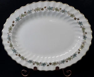 Vintage ROYAL DOULTON Fine Bone China Piedmont 13.5 Oval Serving Platter England - Picture 1 of 6