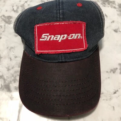 Gorra de béisbol Snap On Trucker K-Products azul malla ajustable parche rojo Foto 1 de 4