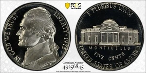 1975-S 5C Jefferson Nickel PCGS PR70DCAM - Picture 1 of 6