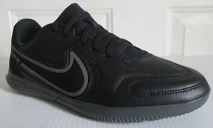 Nike Youth Boy's JR Tiempo Legend 9 Club IC Negro Fútbol Interior Zapatos Talla 5Y - Imagen 1 de 4