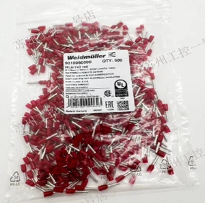 1 bolsa Weidmuller, terminal de cableado H1.0/14D extremo R nariz de cable 9019080000 - Imagen 1 de 1