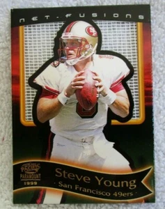 Steve Young 1999 Pacific Paramount Net Fusions Card!49ers QB GOAT HOF SUPERSTAR - Picture 1 of 1
