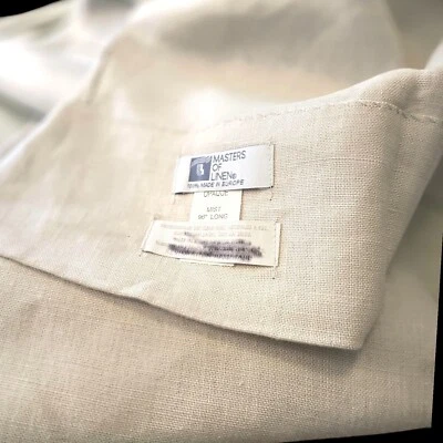 Panel de cortina gris niebla opaca belga herrajes restauración derecha 50 X 96 nuevo de stock Foto 1 de 4