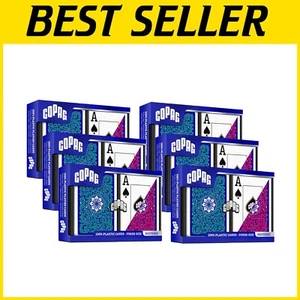 Ultimate 12-Pack Poker Cards - Plastic Jumbo Index with Replacement Guarantee - Picture 1 of 8