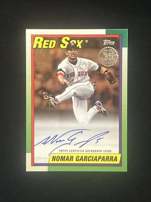 2025 Topps 1990 autógrafo dorado #90A-NG Nomar Garciaparra automático/50 Foto 1 de 2