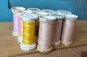 10 Spools Gutermann Thread - Mixed lot of Colors - Picture 1 of 11