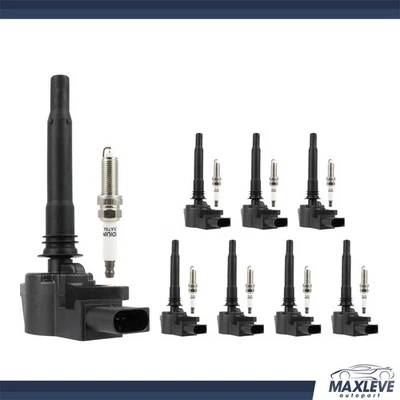 For Mercedes-Benz C63 AMG 6.3L 2008-2014 8x Ignition Coils & Spark Plugs - Image 1 of 4