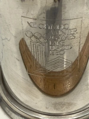 1980 XIII OLYMPIC WINTER GAMES LAKE PLACID  Beer Stein Mug - Image 1 of 4
