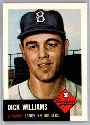 1991 Topps Archives 1953 #125 Dick Williams - Image 1 of 2