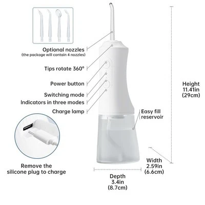 New Detachable water flosser for oral calculus removal electric oral irrigator - Image 1 of 4