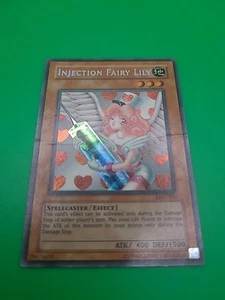 Yu-Gi-Oh! TCG Inyección Fairy Lily Legacy of Darkness-Reino Unido LOD-100 Ilimitado - MP - Imagen 1 de 3