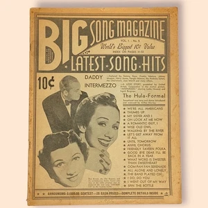 Big Song Magazine - Latest Song Hits Vol 1 No.5, 1941 - Picture 1 of 4