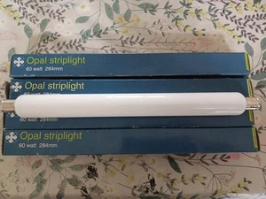 Strip light 60w Opal 284mm Double Ended Tubular Lamp BULB S15 FREE POSTAGE GET - Picture 1 of 4