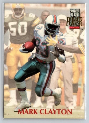 1992 Pro Set Power #183 Mark Clayton - Image 1 of 2
