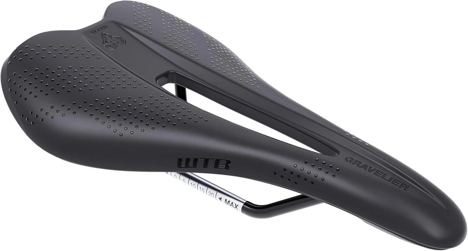 Gravelier Medium Titanium Saddle Black DNA 442605253 WTB Corsa MTB