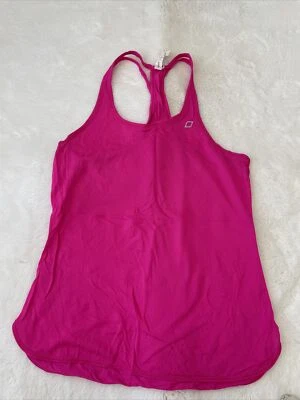 Camiseta sin mangas Lorna Jane rosa caliente espalda deportiva pequeña Foto 1 de 4