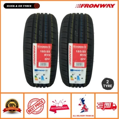 2 x 185/55R15 FRONWAY ECOGREEN55 82V Tyre - Fuel Efficient  1855515 – 185 55 15 - Image 1 of 4