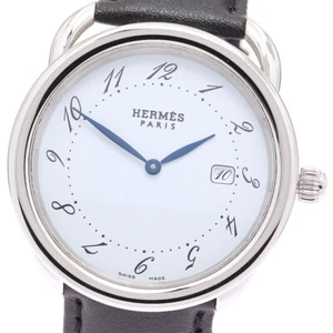 HERMES Arceau AR5.710.130 Date white Dial Quartz Men's Watch_876187 - Picture 1 of 6