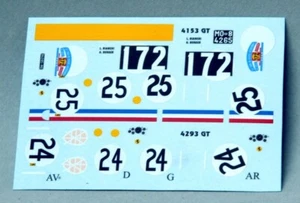 Decal 1/43 FERRARI 250 GTO '62 Ch.4153GT + 4293GT RENAISSANCE DU284C - Picture 1 of 4