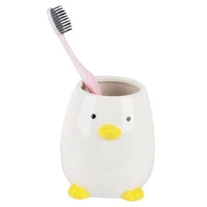 Ceramic Toothbrush Holders,Cute Animal Tumbler Makeup Brush, Toothbrush, - Picture 1 of 8