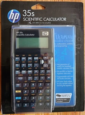 Flawed Screen, Brand New Hewlett Packard HP-35S RPN Scientific Calculator - Image 1 of 3