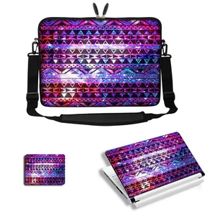 12.3" Laptop Sleeve Case w Shoulder Strap & Matching Skin Mouse Pad 3102 - Picture 1 of 5