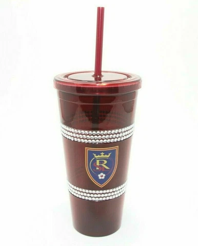 MLS REAL SALT LAKE RED TUMBLER CUP - 22 oz- BOELTER Cover