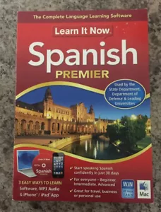 Nova Development US Learn It Now Spanish Premier for Windows/Mac - Picture 1 of 3