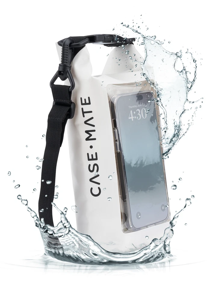 Case-Mate Waterproof 2L Dry Bag with Built-in Phone Pouch