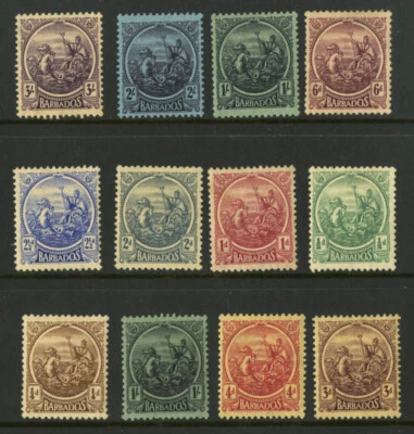 M4281 Barbados 1921-24 SG213/28 - 1921 Definitivos. Foto 1 de 2