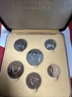 1966 UGANDA - FIRST OFFICIAL PROOF SET (6) - ROYAL MINT - CENTS & SHILLING