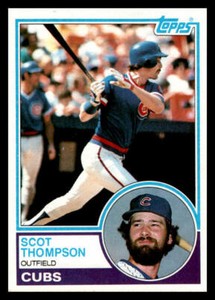 1983 Topps Scot Thompson #481 Chicago Cubs