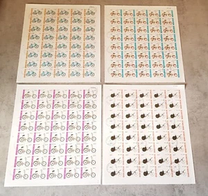 VIETNAM - BICYCLE 7 FULL SHEETS- IMPERFORED USED - Picture 1 of 3