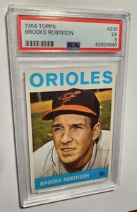 BROOKS ROBINSON -- 1964 TOPPS -- #230 -- PSA EX 5 - Picture 1 of 1