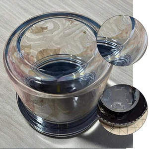 Plastic Hard Transparent Storage Displaying Case for Leica Lens 3-Sizesu6 - Picture 1 of 16