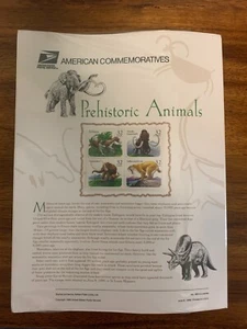 American Commemoratives Prehistoric Animals Stamps - Picture 1 of 2