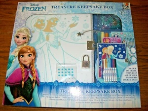 Disney Frozen Treasure Keepsake Box & Make 2 Fashion Bracelets Ages 6+ NIP - Picture 1 of 7