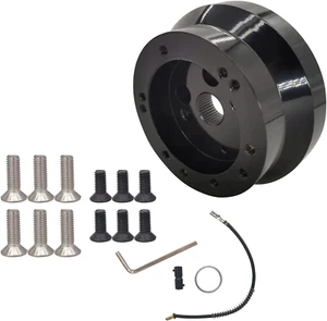 5 & 6 Loch Lenkradnabe Adapter Ersatz für GMC Truck Pickup (schwarz) - Bild 1 von 12