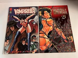 Vengeance Of Vampirella Zero And #25 1996 First Printing Red Foil Harris Comics - Picture 1 of 5